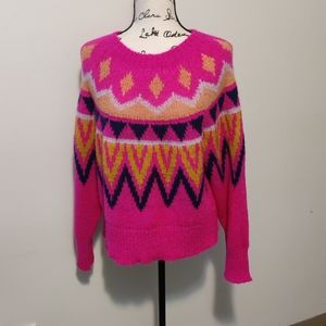 Neon Fuzzy Sweater